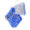 COALT BLUE MOON STAR 4TAILS Sacs à bijoux Organza Bijoux Fête de mariage faveur Sacs cadeaux de Noël Violet Bleu Rose Jaune Noir avec cordon de serrage