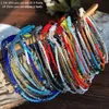 12 colores, joyería de diseñador de lujo bohemio, pulsera de cuentas de semillas Multicolor para mujeres y niñas, joyería ajustable de estilo nacional DIY