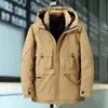 Homens Casacos de Inverno Jaquetas Plus Size 10XL 9XL 8XL 7XL Moda Capuz Casaco de Inverno Homens Grosso Mens Mens Jaqueta Parka