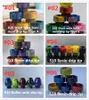 6 typer Färgglada korta breda borrhartsbilar 810 510 528 DRIP TIPS MUNTPLY för TFV8 TFV12 Big Baby