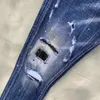 DSQ PHANTOM TURTLE Jeans da uomo Jeans firmati di lusso da uomo Skinny strappati Cool Guy Jeans con foro causale Denim Fashion Brand Fit Jeans Me254N