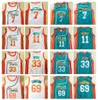 Atacado Mens Pro Movie Jersey 11 Flint Tropics 7 Coffee Black 33 Moon Semi 69 Downtown Basketball Jerseys Todos Bordados Costurados