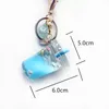 Créative Mini Boisson gazeuse Keychain Coconut Milk Thé boisson Bubble Tea Acrylique Movure Liquide Huile Drop Bijoux Gift8057707