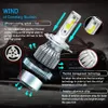 المصابيح الأمامية C6 CAR LED 72W 7600LM COB مصابيح الأمامية التلقائية H1 H3 H4 H7 H11 880 9004 9005 9006 9007 LIGHTING LIGHTS9635119