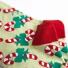 Décorations de Noël chaudes Chaussettes de Noël sac cadeau Noël Pour hommes et femmes Vert neige Guai petit arbre chaussettes T2I51343