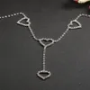 Bridal Jewelry Heart Diamond Belly Body Chain Sexy Model Love Waist Chains Waists decoration accessories