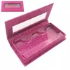 12 * 6cm Eyelash Packaging Box Lash boxar Förpackning Faux Mink Lashes Square Tom Eallyashes Case Pack J0800