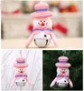 Ozdoby choinkowe Santa / Snowman / Renifer / Bear Wisiorek z dzwonkami Decor Xmas Drzewo Dekoracji Lalki JK2008XB