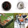 Barbecue BBQ Grill Thermometer Temp Gauge Outdoor Camping Cook Food Tool High Quality Free Shipping Wholesale SN4721