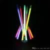 6INCH MULTICOLOR Glow Stick Chemical Light Stick Camping Emergency Dekoration Party Clubs Tillbehör Kemisk fluorescerande Q0256