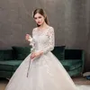 Mme Win robes De mariée à manches longues 2020 dentelle nouveau luxe musulman robe De bal robe De mariée sur mesure Vestido De Noiva X