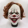 Dropship Halloween Maski Silikonowy film Stephen King's It 2 ​​Joker Pennywise Maska Pełna twarz Clown Party Maska Straszne Cosplay Prop Maski