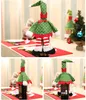 copribottiglie per vino da elfo Decorazioni natalizie borse per portabottiglie per la nave di goccia di moda per decorazioni per la casa
