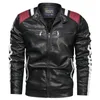 Designer Kläder Faux Läder Jacka Mens Pu Jackor Bomber Windbreaker Ytterkläder Tjock Baseball Coats Hip Hop Treetwear Höst dragkedja