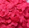 Wedding petals Silk cloth 100 piece imitation Decorative Flowers rose petal room decoration supplies