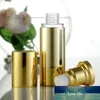 30ml Tomguld Lotion Cream Airless Pump Cosmetic Bottle BB CC Cream Plastvätska Make Up Cosmetics Container Förpackning