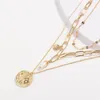 Verkopen van natuurlijke schaal mode veelzijdige meerlagige ketting ketting zoetwater parel sieraden dames039s accessoires8387626
