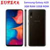 Remodelado Samsung Galaxy A20 6.4 polegadas OCTA CORE 3GB RAM 32GB ROM 13MP Camera Android 9.0 4000 Mah Single SIM Telefone