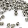 500pcs de prata tibetana flor Spacer Beads de metal para fazer jóias Acessórios DIY Colar Pulseira 6x4mm