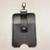 Fashion Empty Cover Keyrings Leather Sheaths Hand Sanitizer Holder Perfume Bottle Sleeve Storage Bag Button Small Pendant 5 21cc C2