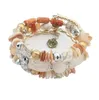 Qimoshi Bohemian Mix Bead Multi Layer Versatile Statement Armband Bangles Sparkly Crystal Charm Smycken för Kvinnor Män Flicka Pojke