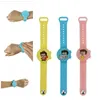 Fashion Wristbands Hand Sanitizer Bracelet Liquid Soap Dispenser Adult Children Watches Concise Wash Hands Colors Mix Silicone Food Grade 15ak F2