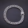 Come Diamond Men Hip Hop a ghiacciata a catena da tennis cratine bracciale bracciale bracciale di lusso in rame da 18k donne in oro da donna brillante golfan coach