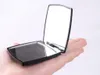 Mode Luxury Cosmetic 2Face Mirrors Mini Beauty Makeup Tool toalettarty Portable Folding Facette Double Mirror8914235