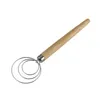 Houten handvat Blender Draagbare Whisk 9 Inches Eggers Mixer Bakken Gereedschap Keukenbenodigdheden Handig Gratis Verzending 3 95XD E2