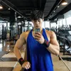 Nowa marka Męska siatka fitness odzież siłownia Stringer Tank Top Mężczyźni Kulturystyka Kamizelka Trening Singlets Biegna Koszula Bez Rękawów CX200817