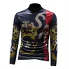 New Tops Mens Embroidered Korean Velvet Long-sleeved T-shirt Thickened Ruffian Handsome Youth Self-cultivation Trend High-neck Casual Bottoming Shirt