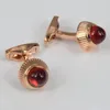 Hele Crystal Cufflinks luxe manchetlinks voor bruiloft cadeailles knoppen luxe manchetknopen voor MEN9389882