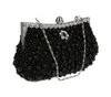 Novo- Beads anelar saco da noite de casamento Handbag Bridal Party Clutch carteira compõem dom telefone saco caso xmas