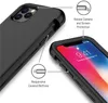 1 Zırh Defender Anti-Şok Karma Sabit Silikon Kapak iPhone 11 Pro Max Vaka 3 İçin Sağlam Telefon Kılıfları