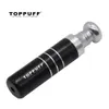 TOPPUFF Aluminiumpfeife, Baseballschlägerform, Metall, One Hitter, 54 mm, Einbaumpfeife, Kräutertabak, Zigarettenpfeife, Zubehör