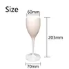 Moet Cups Acrylic Unbreakable Champagne Wine Glass Plastic Orange White MOET CHANDON Wine Glass ICE IMPERIAL Wine Glasses Goblet L2306