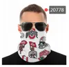 NCAA Ohio Estado Buckeyes Pescoço Pescoço Escudo Scarf Bandana Face Masks Proteção UV para Motocicleta Ciclismo Equitação Correndo Headbands