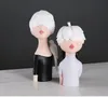 Statue of a girl Creative art Decorative Objects home living room bedroom soft decoration doll figures resin decorations