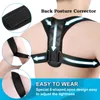 Back Posture Corrector Belt Adjustable Clavicle Spine Back Shoulder Lumbar Posture Correction For Adult Unisex3520127