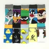 10 pairs/lot men and women Cute cartoon cotton socks Casual Hip Hop Creative Soft Comfortable Funny Novelty Dress socks 200924