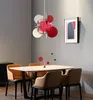 Moderne macaron kleur acryl puzzel hanglampen studeren balkon homestay kroonluchter verlichting slaapkamer nachtkastje hanglampen