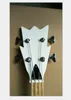 Rare 4 cordas Branco Guitarra baixa elétrica Chrome Hardware 24 trastes China Feito Baixo gratuito de compras