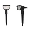 Lampes solaires de jardin Projecteurs solaires SMD3030 7LEDs Projecteurs de paysage de jardin Détection sombre pour cour, jardin, allée, porche CRESTECH