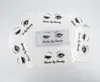 200pcs Eyelashes logo stickers Business Cards Custom Clear Wedding Labels brand Mink Lashes Paper Lipgloss Tubes Logo Sticker4214270