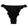 Yavorrs 5pcs Womens Silk Panties Sexy G String Thongs T Back Satin Bikini S-XXL26-41 282B