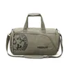 Duffel påsar Scione Men Retro Travel Resväska Kanfas Sport Bagage Crossbody Tote Bag Vintage Casual Printing Slitstarkt axelbräda