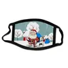 40 Designer Buon Natale 3D stampato Elk Babbo Natale neve-uomo faccia maschere antipolvere Inquinamento Bocca copertura del fronte traspirante maschere