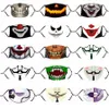 ABD Stok! Filtre Yıkanabilir Joker Face ile Cadılar Bayramı Çocuk Çocuk Parti Cosplay maskeleri Baskı Maske Yetişkin Pamuk Maske FY9181 Maske