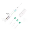 AZ-4 Pro Sonic Electric Toothbrush 5 Modes Adult Timer Tooth Brushes Battery Operated with 3pc Replacement Heads No Rechargeable