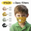 Auf Lager! Kostenloser DHL-Versand! Sternmaske für Kinder mit Atemventil, dreidimensionaler Druck, Cartoon-Maske, staubdicht, PM2,5-Filterwäsche